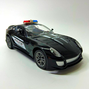 ماشین کنترلی شارژی پلیس مشکی مقیاس 1:16 Remote Control RC Police Car UD2502A_اسباب بازی